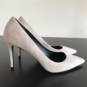 Theory. Never worn dove suede pumps